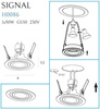 Oprawa podtynkowa SIGNAL I (H0086) - Maxlight