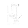Lampa wisząca ALVARO 3 PŁ (5729) - TK Lighting