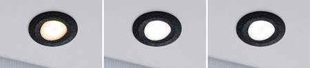 HomeSpa Zestaw Calla IP65 3-st regulacja regulacja temp LED czarna (PL93096) - Paulmann