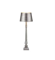 Lampa stołowa METALLO 1L Antique Silver (108775) Markslojd