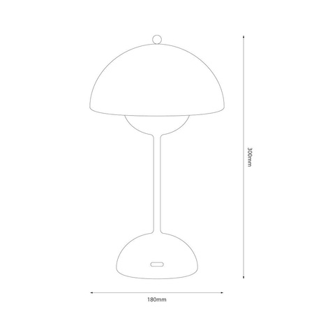 Lampka nocna Costa Biały (ML2270) - Milagro