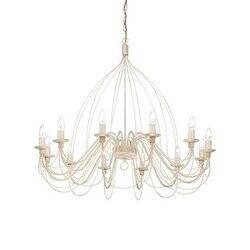 Lampa wisząca CORTE SP12 biały antyczny (097664) Ideal Lux - żyrandol