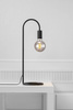 Lampa stołowa do dekoracyjnej żarówki PACO Nordlux E27 25W Metal Czarny
