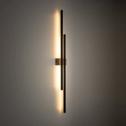 Kinkiet FLASH BLACK WOOD LED (6628) - TK Lighting
