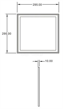 Panel LED 3K 3000K small (D565220)