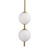 Kinkiet ze szklanymi kloszami BERRY LED złoty biały 103 cm (ST-DL-8541 WALL) - Step into Design