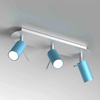 Lampa sufitowa PRESTON BLUE/WHITE 3x mini GU10 (MLP7624) - Milagro