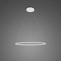 Lampa wisząca Ledowe Okręgi No.1 Φ40 in 4k biała ściemnialna Altavola Design (LA073/P_40_in_4k_white_dimm) - ALTAVOLA DESIGN