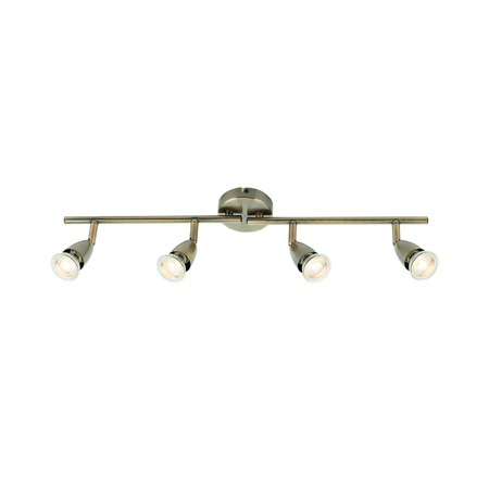 Lampa sufitowa Amalfi 4lt bar antique brass 35W (60992) - Saxby