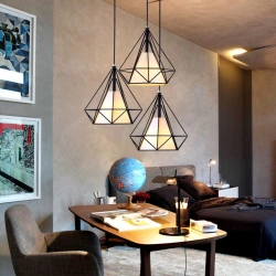 Lampa loft Diament okrągłe mocowanie - DomenoLED