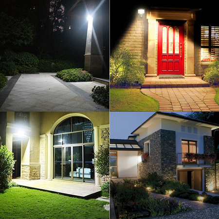 Naświetlacz LED 30W z czujnikiem ruchu barwa biała neutralna - Syntron