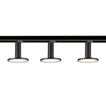 Gotowy zestaw szynowy SET Aquilion 1F 3xLED czarny (LP-220/1R BK SET) - Light Prestige