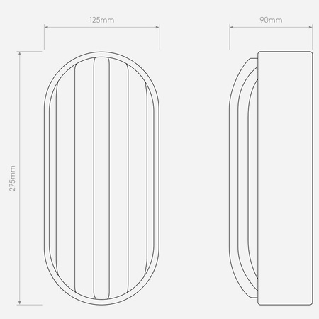 Kinkiet zewnętrzny Montreal Oval szczotkowana stal (1032013) - Astro Lighting