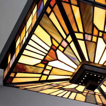 Plafon w stylu Art Deco Inglenook (QZ-INGLENOOK-F) - Elstead Lighting