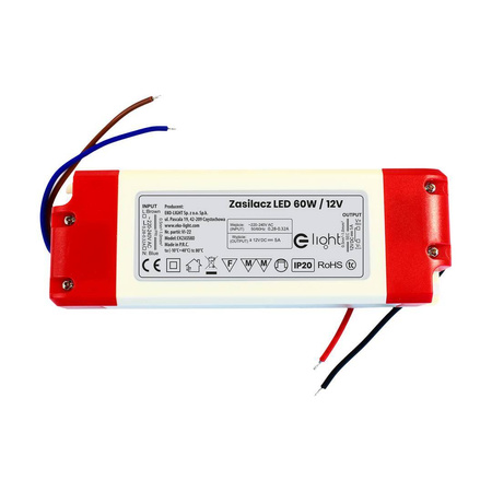 ZASILACZ LED 60W IP20 (EKZAS560) - Eko-Light