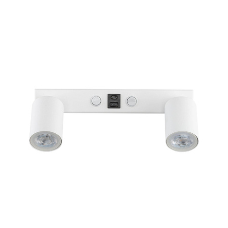 TOP WHITE 2 KINKIET Z USB (10276) - TK Lighting