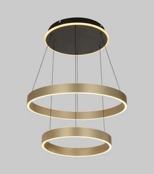 Lampa wisząca podwójna Marling złota (6072-304) - 