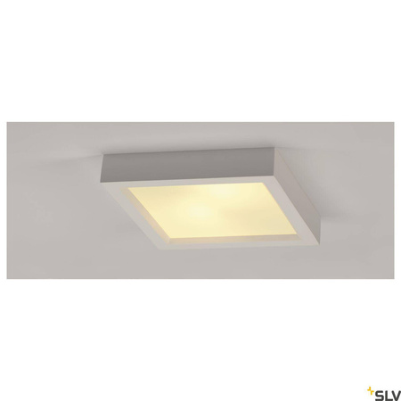 PLASTRA 104, lampa sufitowa, TC-DSE, kwadratowa, biały gips, maks. 50 W (148002) - SLV