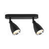 Campana 2 spot czarny 2xGU10 (LP-3103/2WS BK) - Light Prestige