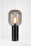 Lampa stołowa BROOKLYN Table 1L 56cm Black/Smoke