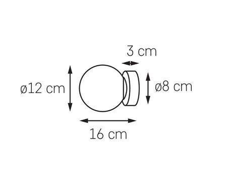 Kinkiet MIJA KINKIET kolor Inox (21085120) - KASPA
