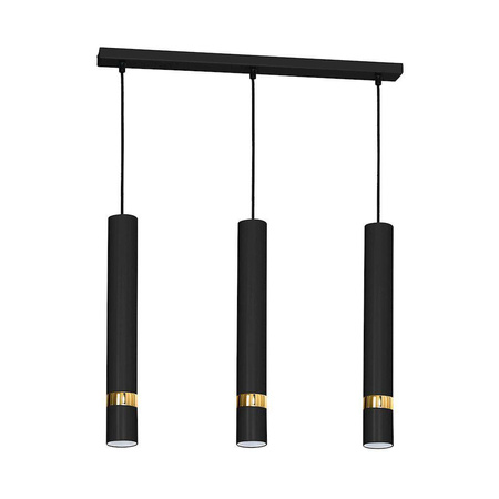 Lampa wisząca JOKER BLACK/GOLD 3xGU10 (MLP6080) - Milagro
