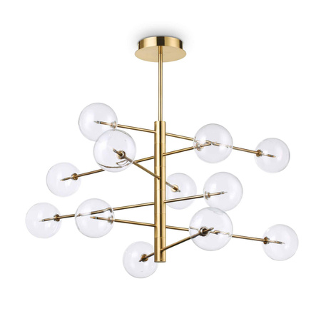 Lampa wisząca EQUINOXE Mosiądz (EQUINOXE_SP12_OTTONE) - Ideal Lux