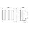 Kinkiet Corona (DL-CORONA1-BAB) - Elstead Lighting