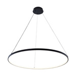 Lampa wisząca BRENO czarna Ø 80 cm (2023201-BK80) - Zuma Line