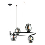 Lampa Wisząca Roxane (MDM-4046-4 BK+SG) - Italux