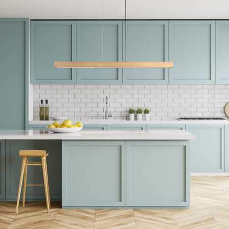 Lampa wisząca TEO LED jasne drewno (1448) - TK Lighting