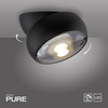 PURE MOVE LAMPA SUFITOWA CZARNA (6235-18) - Paul Neuhaus