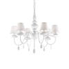 Żyrandol BLANCHE SP6 biały (035581) - Ideal Lux