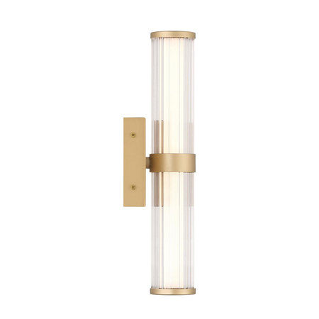 Mały kinkiet LED Fayton - Szczotkowane złoto (QN-FAYTON-S-BG) - Quintiesse