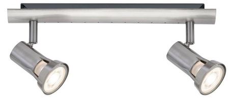 Spotlight Teja max. 2x10W GU10 Nikiel satynowany 230V Metal (PL66699) - PAULMANN