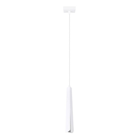 Pojedyncza lampa wisząca nad wyspę kuchenną PRYSM 1 biała (SL.1397) - Sollux Lighting