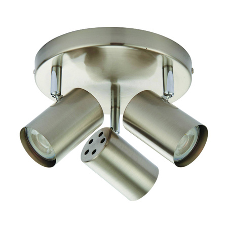 Lampa sufitowa Arezzo 3lt round satin 7W (73688) - Saxby
