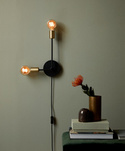 Lampa ścienna JOSEFINE Nordlux E27 25W Metal Czarny mat