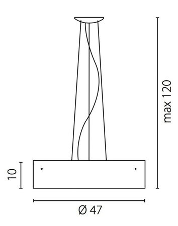 Lampa wisząca Lima szary błysk (67003) Ramko - żyrandol
