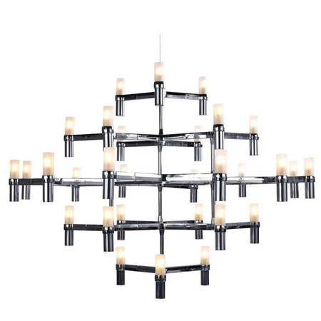 Żyrandol świecznikowy CANDLES-30 chrom 120 cm (ST-8043-30 chrome) - Step into Design