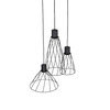 Lampa wisząca MODESTO BLACK 3 KOŁO (10187) - TK Lighting