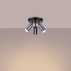 Plafon WINX 3P czarny/chrom (SL.1369) - Sollux Lighting