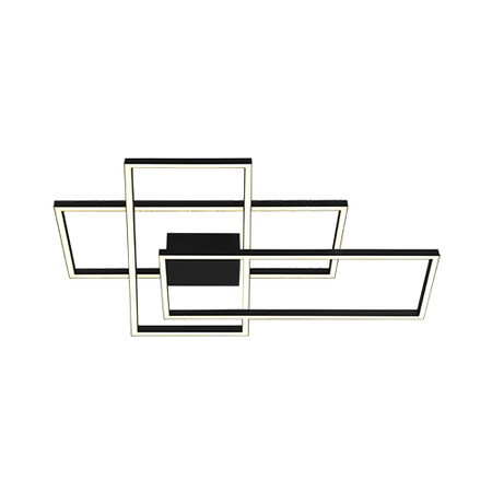 CEILING LIGHT 55W 3000K ALUMINUM& ACRYLIC DIMMABLE SANDY BLACK (2020 Zambelis) - Zambelis