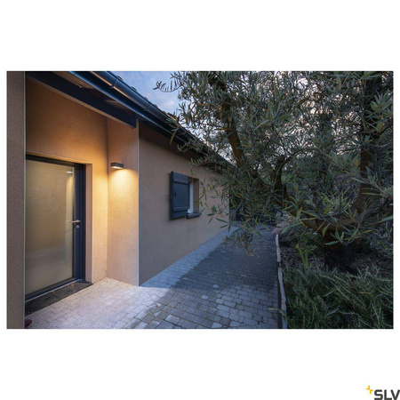 ESKINA FRAME WL, zewnętrzna oprawa ścienna LED, kolor antracytowy, przełącznik CCT, 3000/4000 K (1004747) - SLV