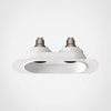 Lampa Wpuszczana Trimless Round Twin Adjustable Matowy Biały (1248021) - Astro Lighting