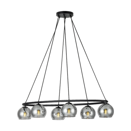 Lampa wisząca DAGUELLA czarna (39578) - EGLO