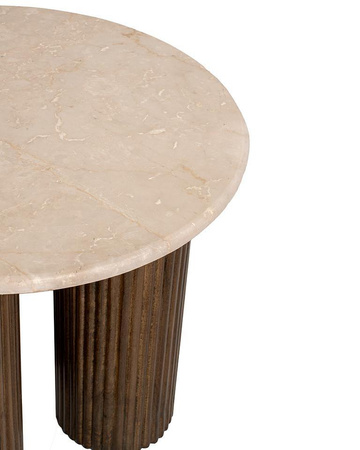 MaMaison stolik RAGNO marmur / drewno (MM001501100333) - MaMaison