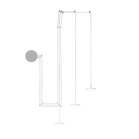 Lampa Wisząca MYSTERY 3 Kol. Biały 3000K (0073.34.BI.WN) - Vivida