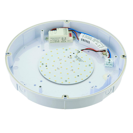 Plafon Forca Microwave IP65 12W (77893) - Saxby