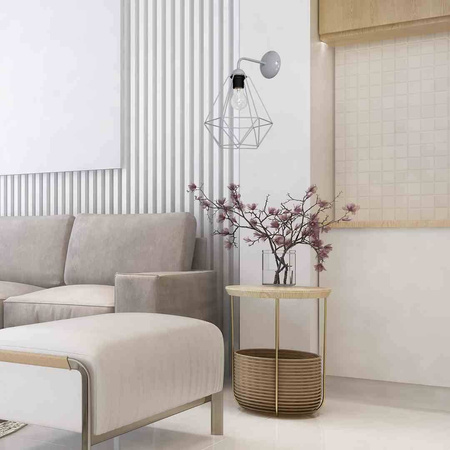 Kinkiet BASKET GRAY 1xE27 (MLP7207) - Milagro